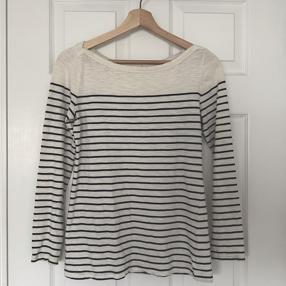 Banana Republic Striped Long Sleeve Top - XS